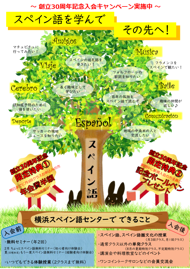 創立30周年記念入会キャンペーン 創立30周年記念入会キャンペーン